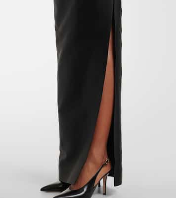 Robe longue bustier en taffetas | Roland Mouret