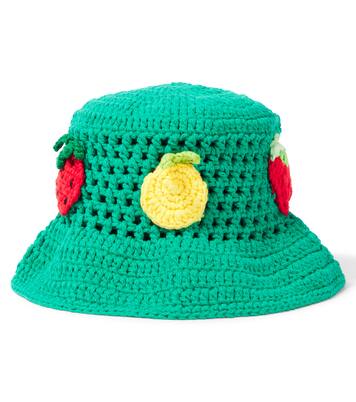 Embroidered cotton bucket hat | Stella McCartney Kids
