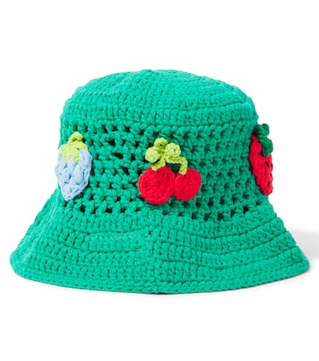 Embroidered cotton bucket hat | Stella McCartney Kids