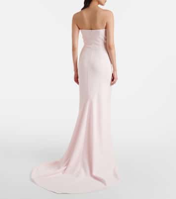 Abito lungo Sofie in crêpe | Safiyaa