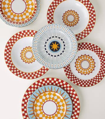 Ra set of 2 porcelain dessert plates | La DoubleJ