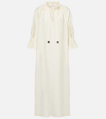 Robe longue Jene en lin et soie mélangés | Max Mara
