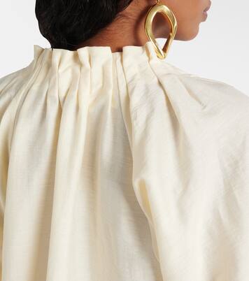 Robe longue Jene en lin et soie mélangés | Max Mara