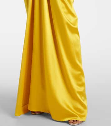 Abito lungo Panaro in seta con cut-out | Max Mara