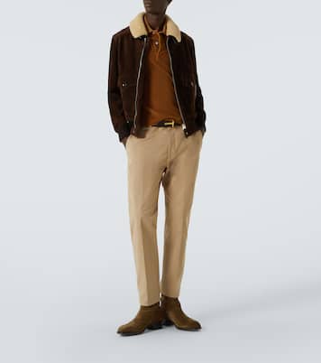 Kenneth 스웨이드 앵클 부츠 | Tom Ford