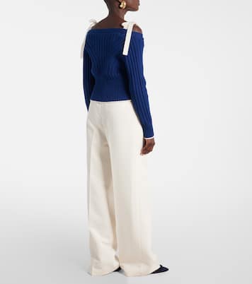 Cardigan aus Baumwolle und Wolle | Carolina Herrera