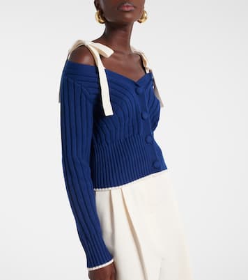 Cardigan aus Baumwolle und Wolle | Carolina Herrera