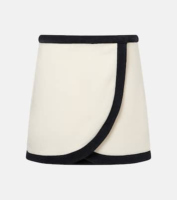 Cotton-blend wrap skirt | Adriana Degreas