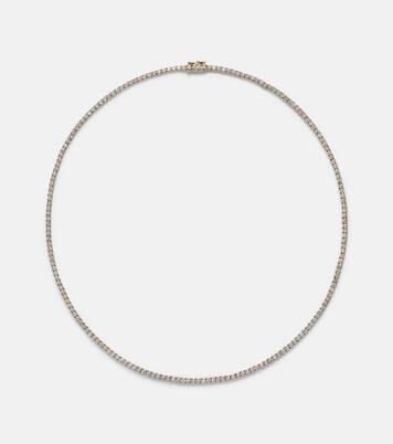 Choker Hepburn in oro 18kt con diamanti | Anita Ko