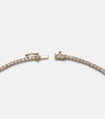 Choker Hepburn in oro 18kt con diamanti | Anita Ko
