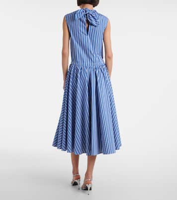 Robe chemise rayée en coton | Patou