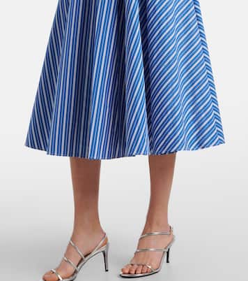 Robe chemise rayée en coton | Patou