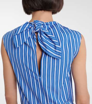 Robe chemise rayée en coton | Patou