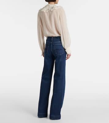 Modern Dojo high-rise flared jeans  | 7 For All Mankind