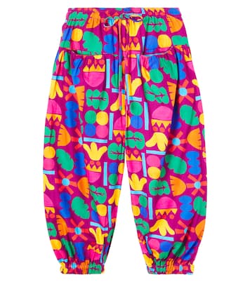 Mais Flores printed cotton pants | Fábula