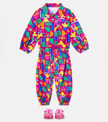 Mais Flores printed cotton pants | Fábula