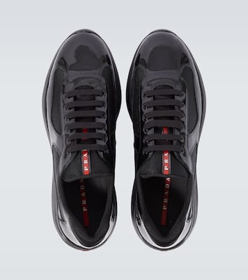 Patent leather sneakers | Prada