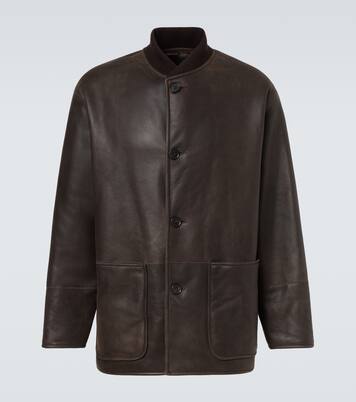 Lederjacke mit Shearling | A.Presse
