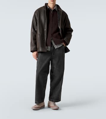 Lederjacke mit Shearling | A.Presse