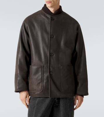 Lederjacke mit Shearling | A.Presse