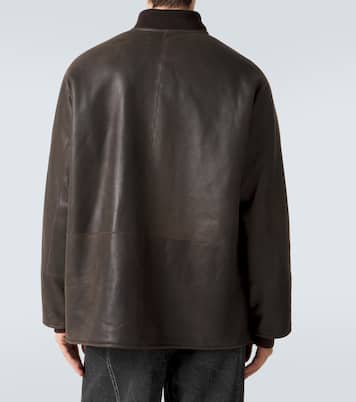 Lederjacke mit Shearling | A.Presse