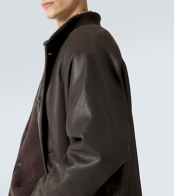 Lederjacke mit Shearling | A.Presse