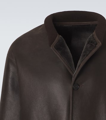 Lederjacke mit Shearling | A.Presse
