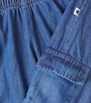 Bebé - pantalones cargo Sae de chambray de algodón | Molo