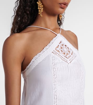 Minikleid Geraldin aus Baumwolle mit Spitze | Marant Etoile