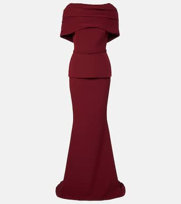 Loura绉纱长礼服 | Safiyaa