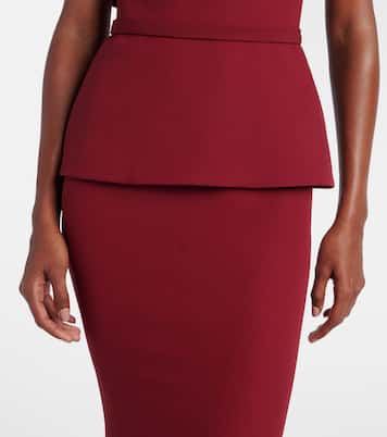 Loura绉纱长礼服 | Safiyaa