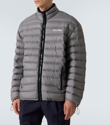 Paneled down jacket | Miu Miu