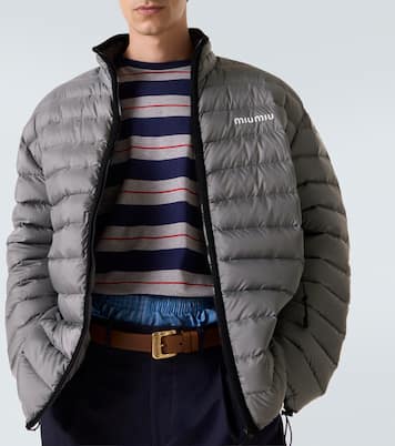 Paneled down jacket | Miu Miu
