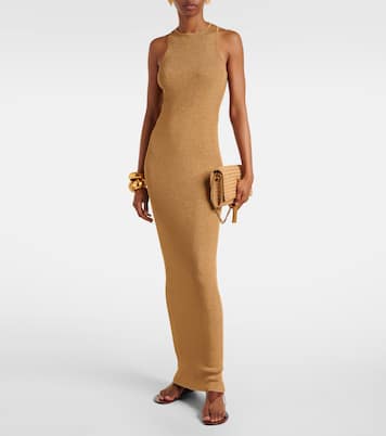 Cassandra leather thong sandals | Saint Laurent