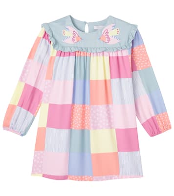 Patchwork twill dress | Stella McCartney Kids