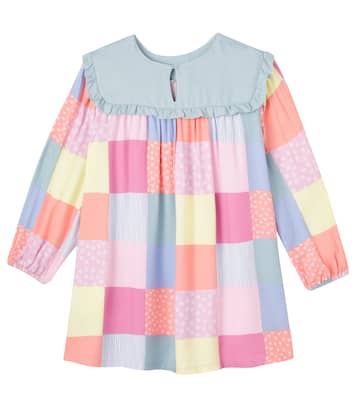Patchwork twill dress | Stella McCartney Kids