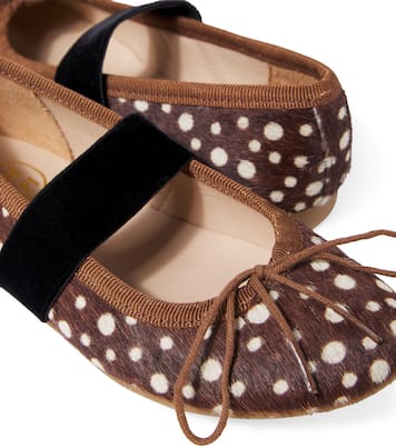 Dory Elast leather ballet flats | Pom d'Api
