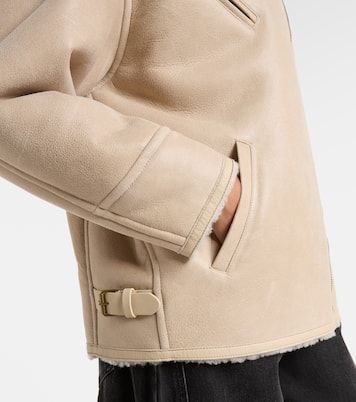 Lederjacke Adelina mit Shearling | Isabel Marant