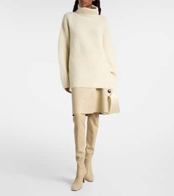 Alpaca and wool-blend turtleneck sweater | Toteme