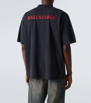Logo cotton jersey T-shirt | Balenciaga
