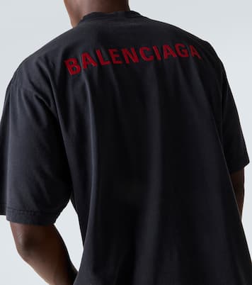 Logo cotton jersey T-shirt | Balenciaga