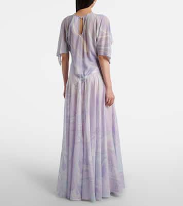 Crop top asimétrico Orchidee en mezcla de lana | Pucci