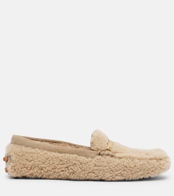 Gommino shearling driving shoes | Tod's