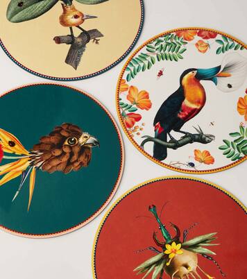 طقم مفارش للمائدة Flying Friends عدد 4 | La DoubleJ