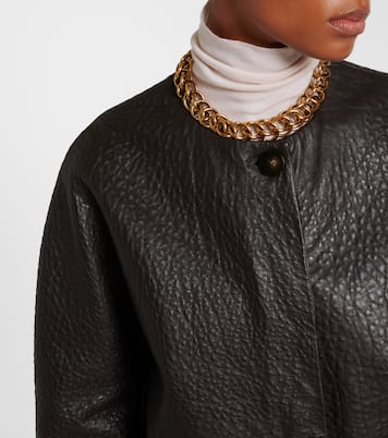 Barbs leather jacket | Joseph