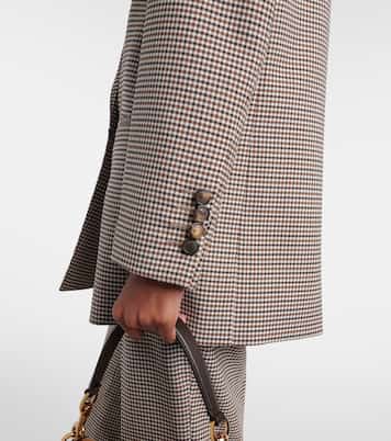 Blazer en laine mélangée à carreaux | Etro