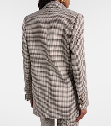 Blazer en laine mélangée à carreaux | Etro