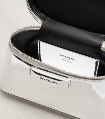 Antigona Mini metallic leather vanity bag | Givenchy