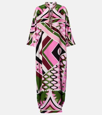 Vivara silk satin kaftan | Pucci
