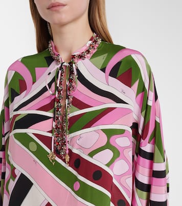 Vivara silk satin kaftan | Pucci